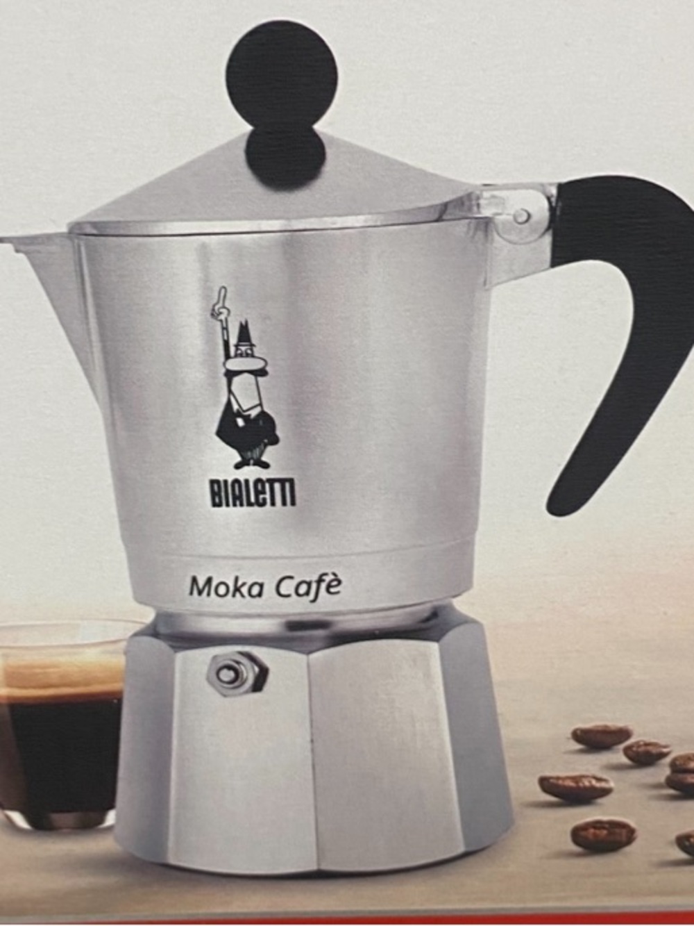 BIALETTI Iconic Stovetop Espresso Maker, Makes Real Italian Coffee, Silver